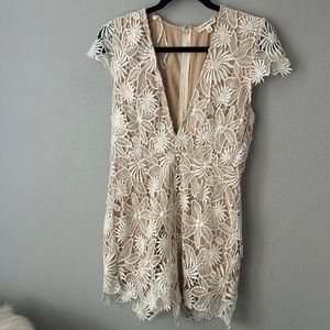 Crochete plunge romper